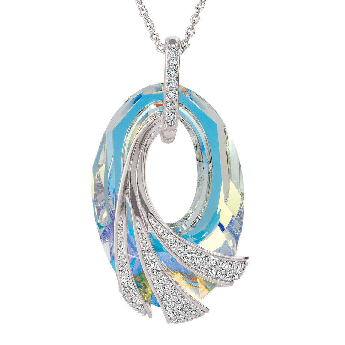 The Shimmering Sea Crystal Pendant