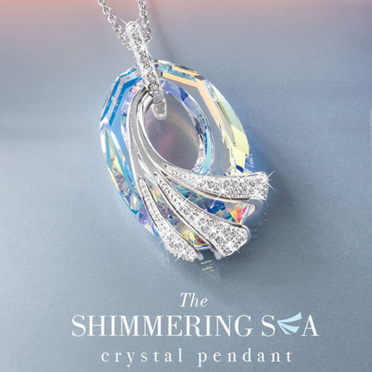 The Shimmering Sea Crystal Pendant