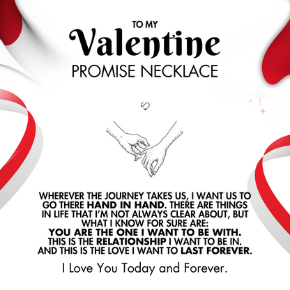 Valentine Gift For Her - Love Knot Promise Pendant