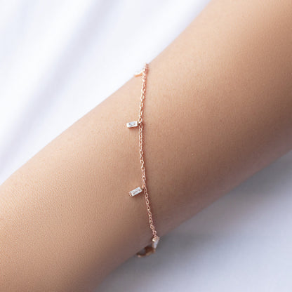 Baguette Hanging Bracelet